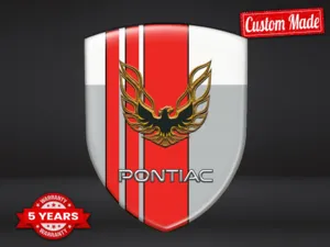 Pontiac Pegatinas Logo Personalizadas Pro Máximo Diseño Estilizado